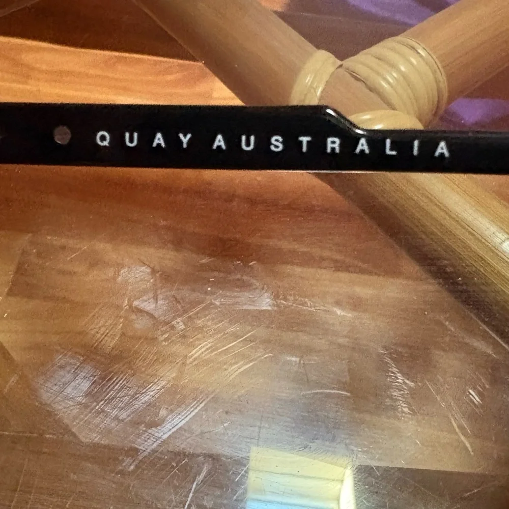 Quay Stylish Black Eyeglasses NWOT